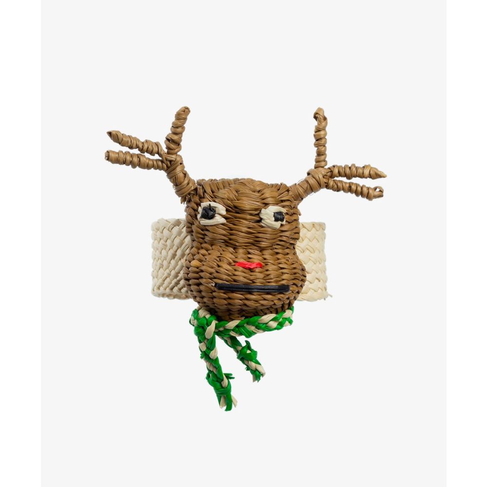 Servilletero - Edición navidad - Reno marrón & Verde