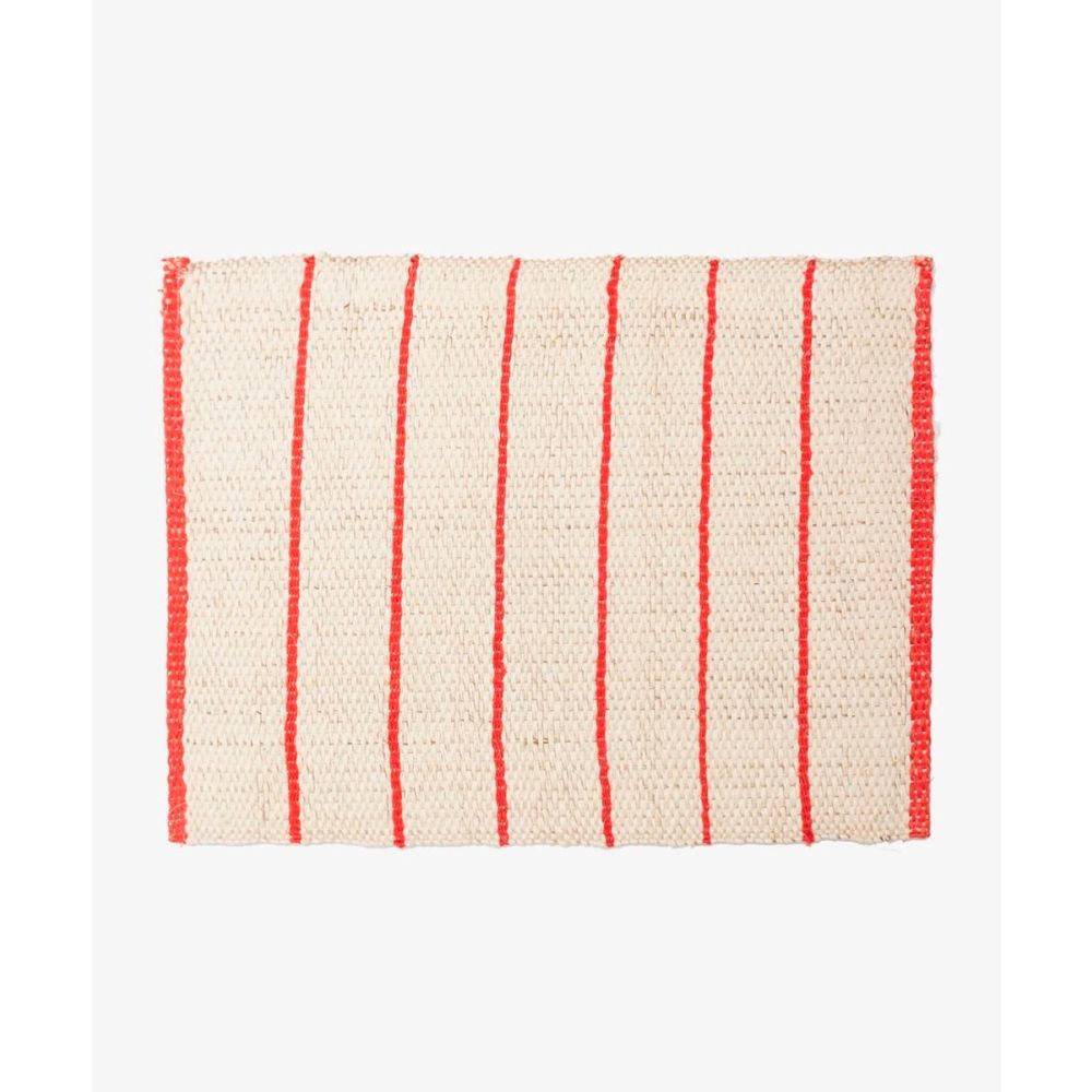 FIQUE PLACEMATS - SET/2- RED LINES 