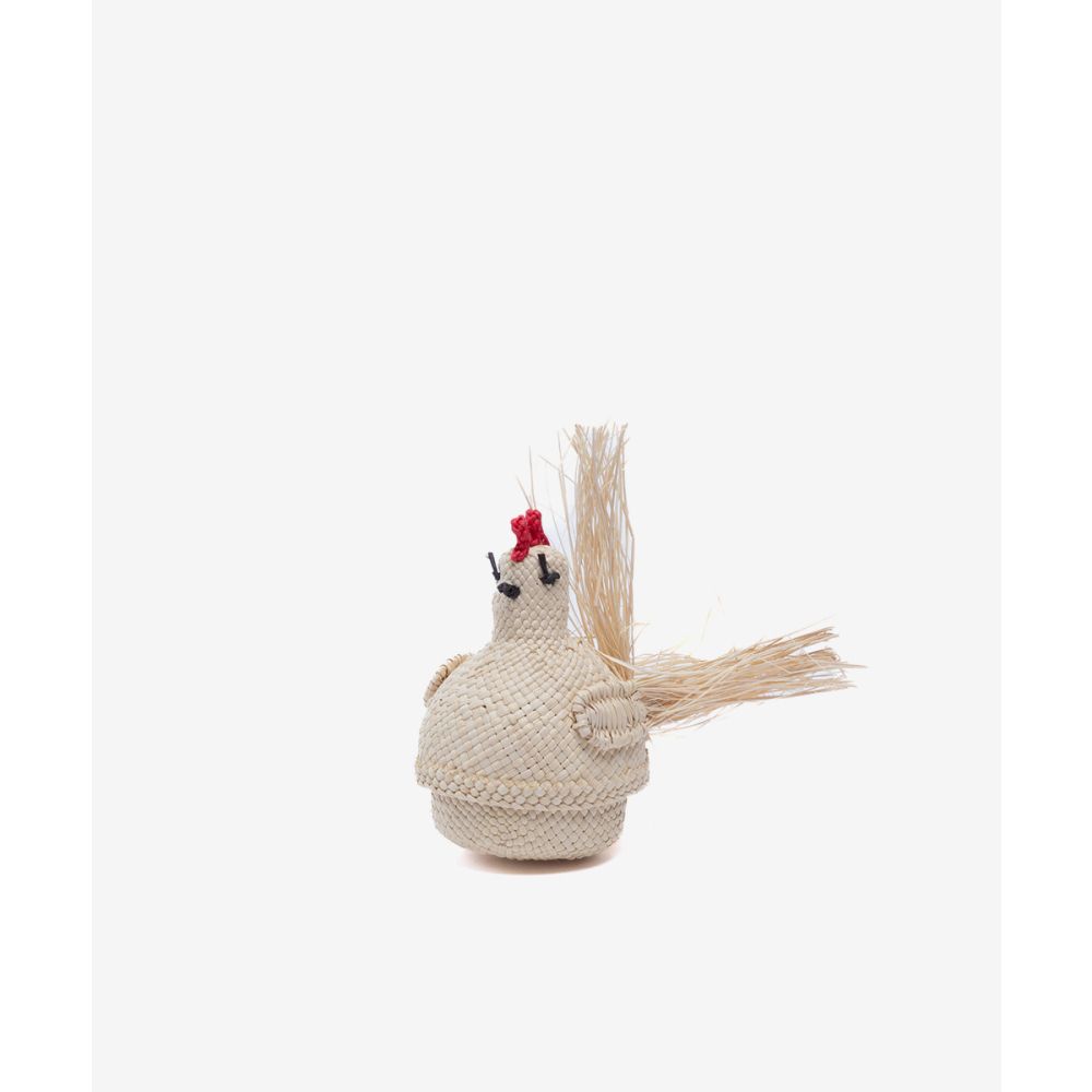 MINI CANASTO GALLINA - BLANCO