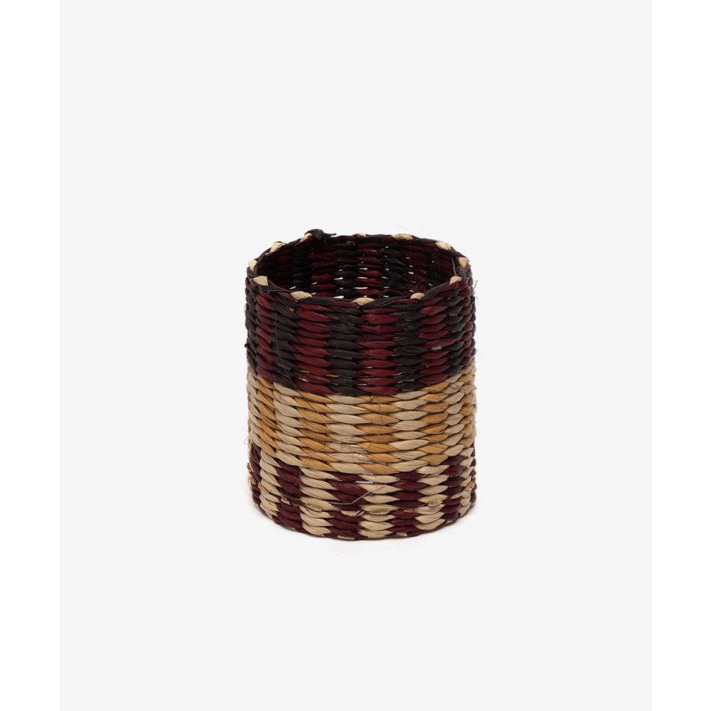 SERVILLETERO - BURDEOS/BEIGE & NEGRO