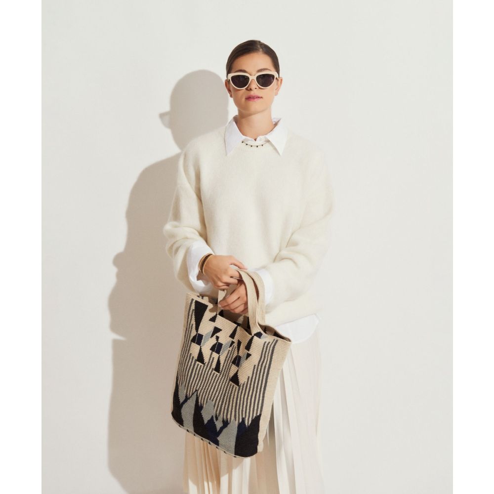  Bolso Rapsody - GAIA - AZUL MARINO & GRIS