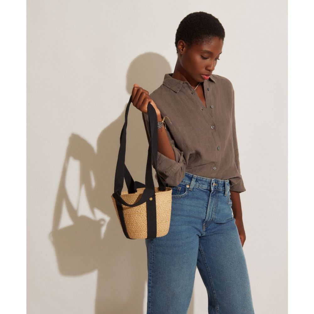 CESTA FORMENTERA - TOSTADO CON ASAS NEGRAS
