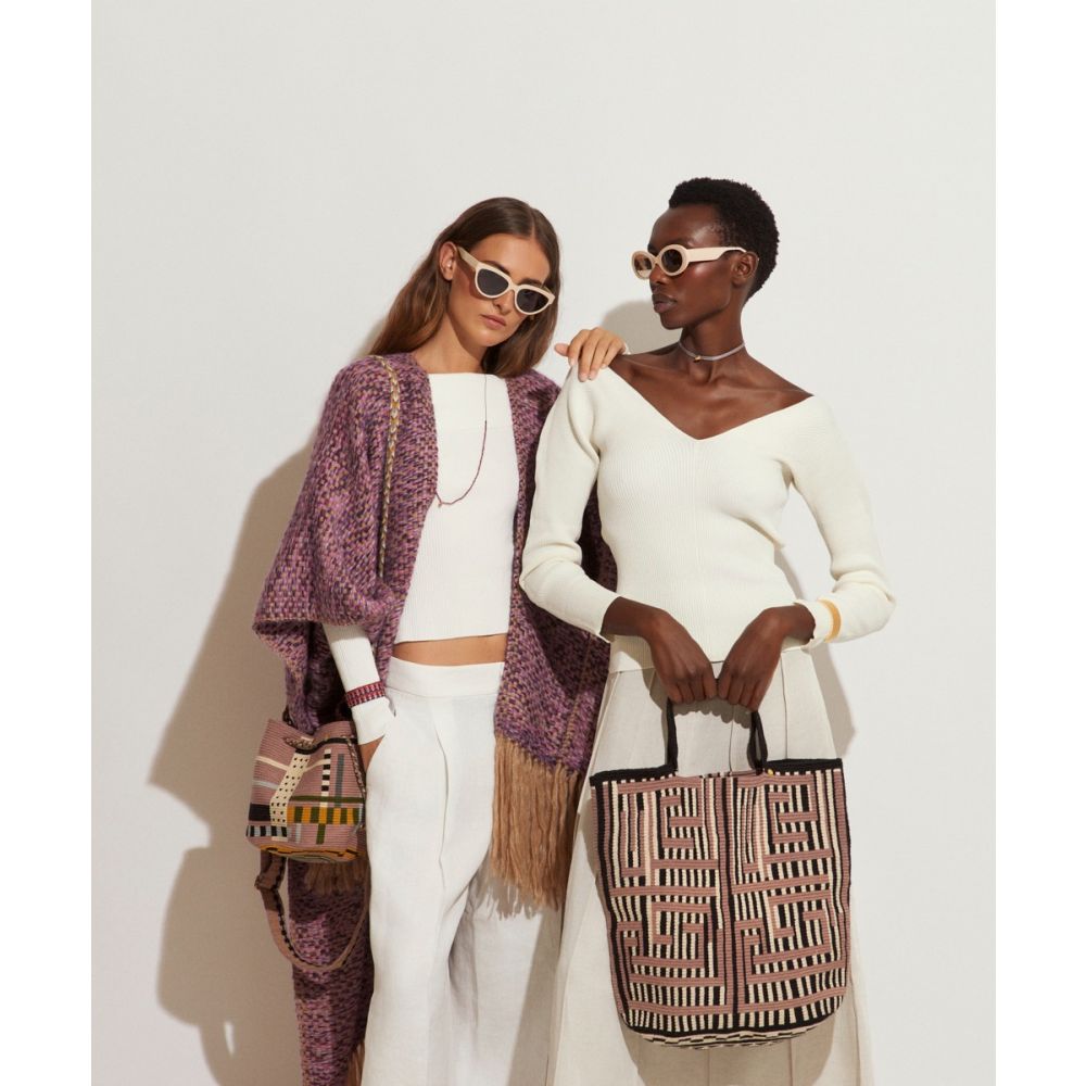  Bolso Rapsody - ALPENROSE - LILA & NEGRO