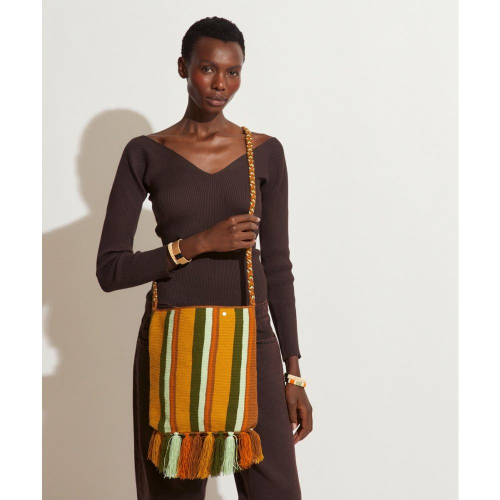 Bolso Zoe - HAZEL - MOSTAZA & VERDE