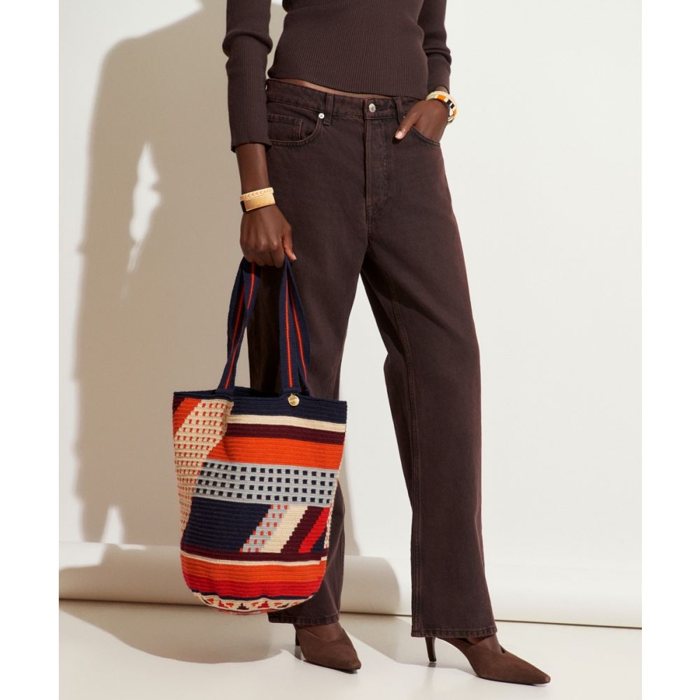 BOLSO CALA - AMARANTH - MARINO & NARANJA