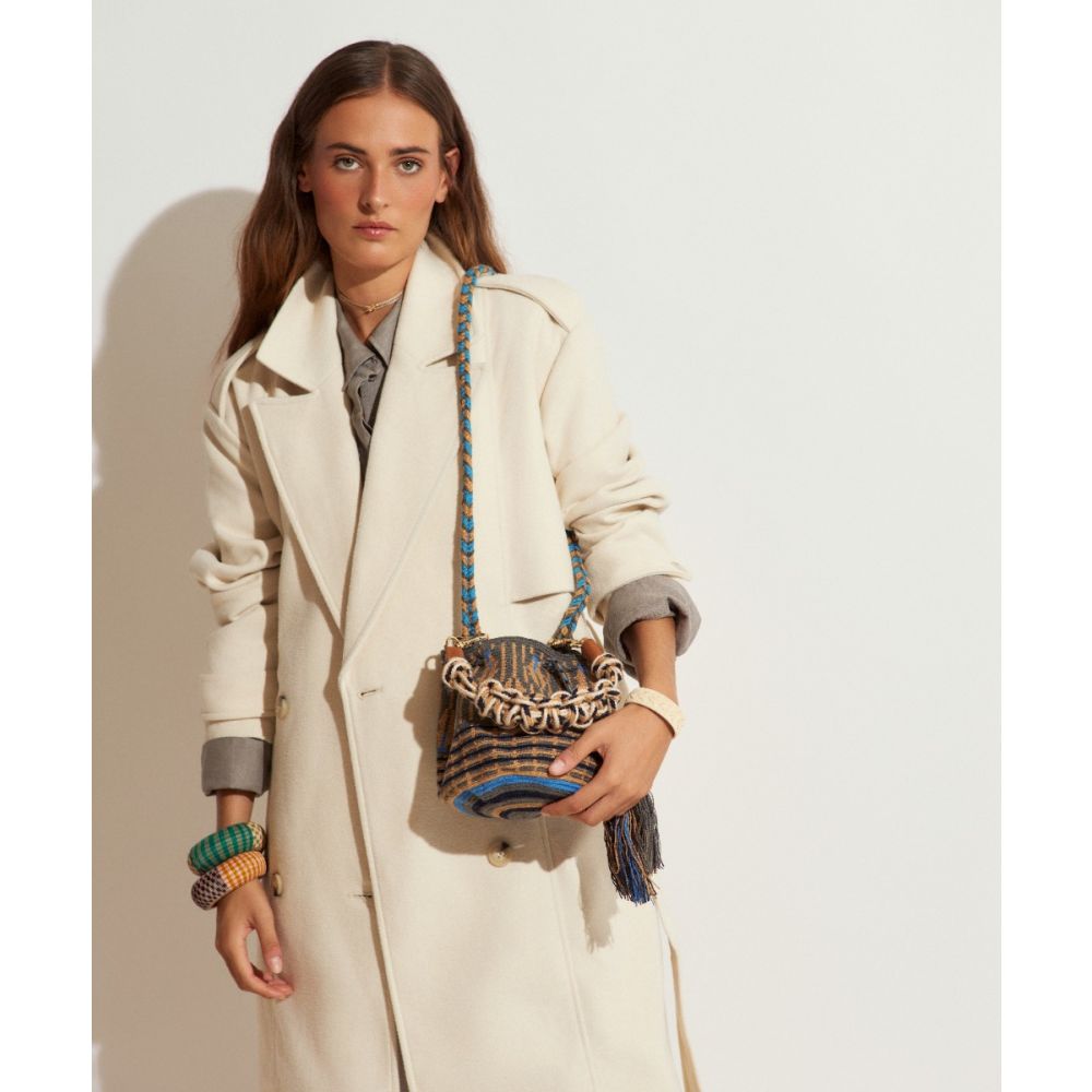 BOLSO CRUZADO M CON ASA DE MACRAMÉ -