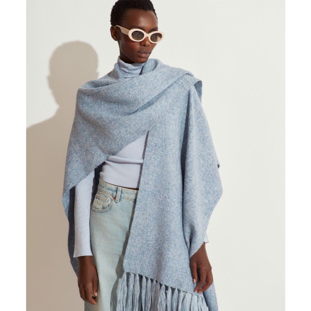 PONCHO JOSEPHINE - AZUL CLARO