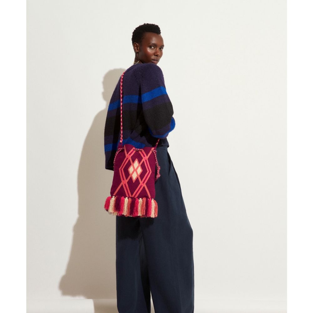 Bolso Zoe - GERANIUM - GRANATE & ROSA