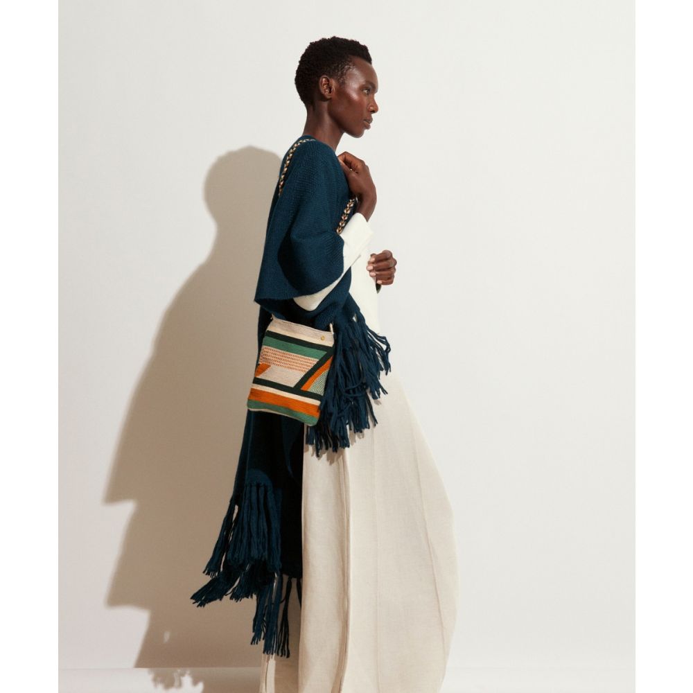 BOLSO OPERA - AMARANTH - VERDE & GRIS