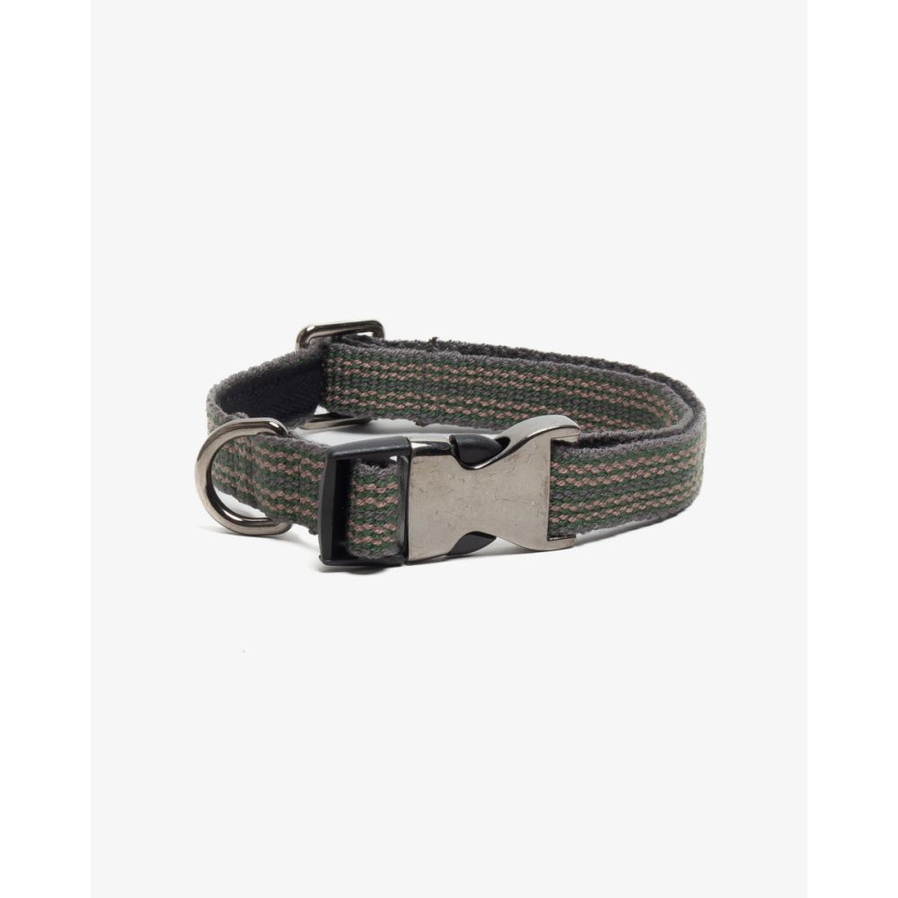 COLLAR DE PERRO TOY - VERDE Y GRIS