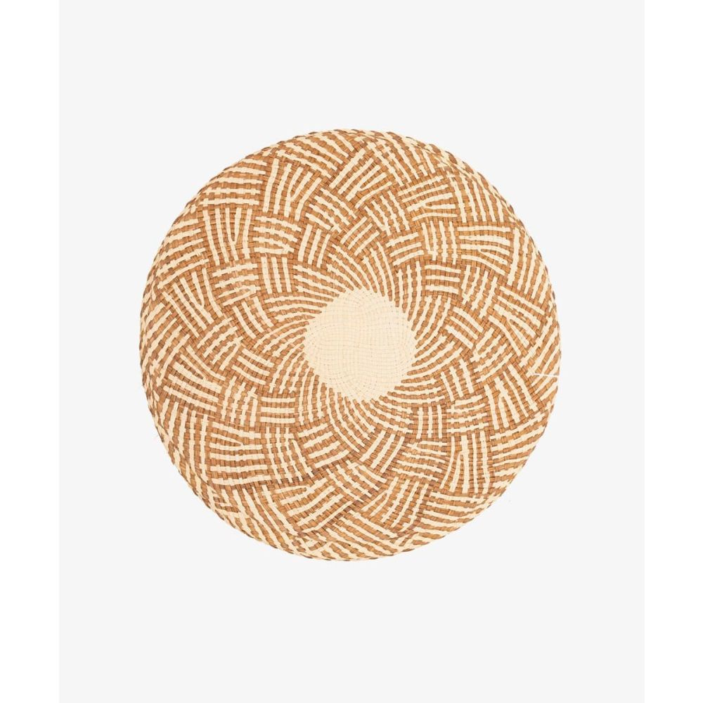 Individual redondo - UNIDAD - NUEZ & BEIGE