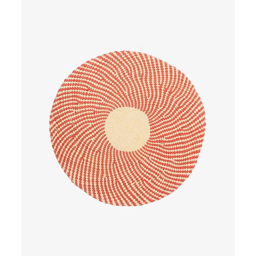 Individual redondo - UNIDAD-ZIGZAG - ROJO