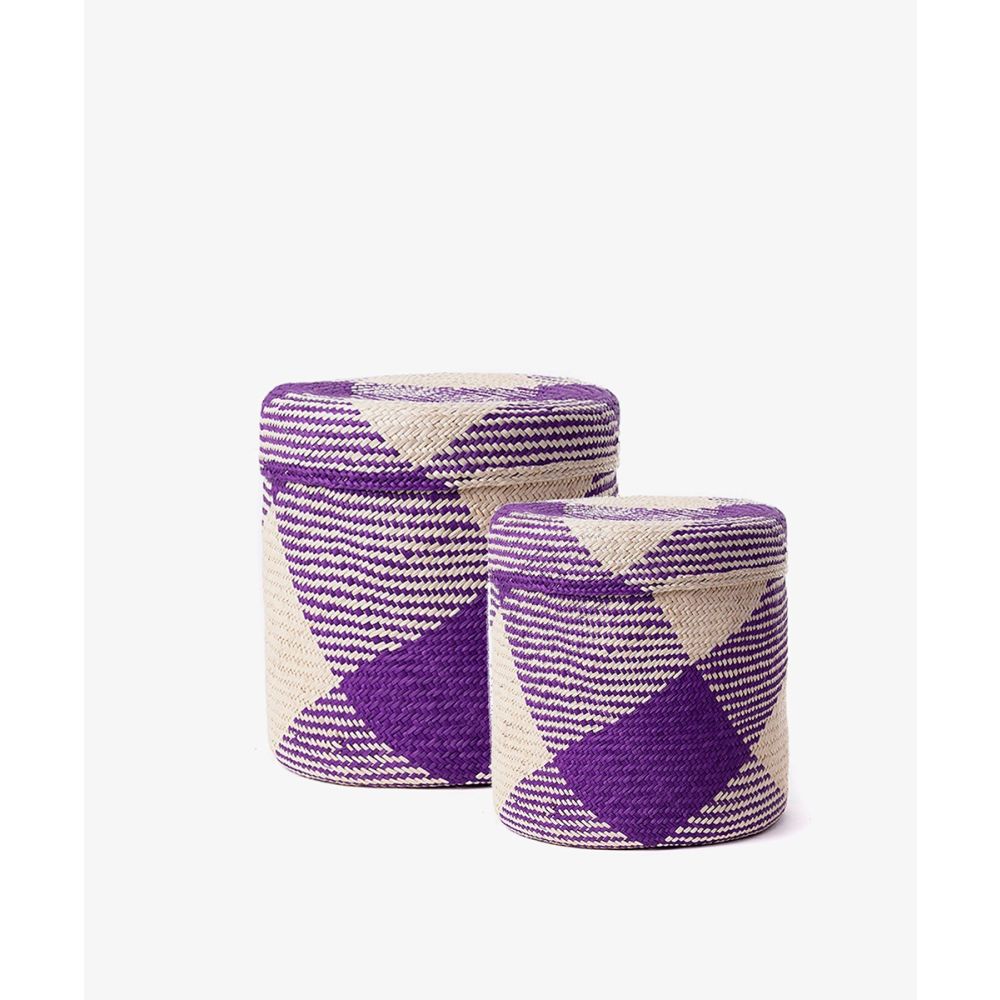 Iraca Basket Set/2 Design ARUBA