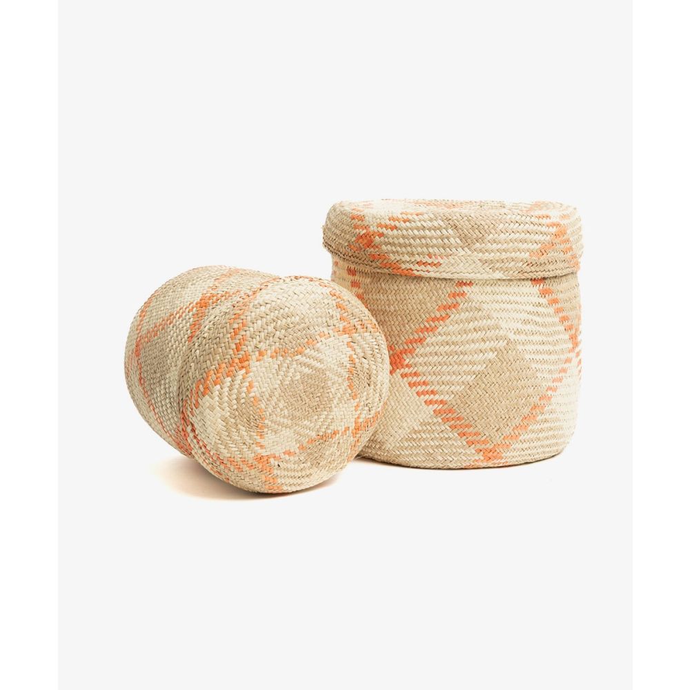 Iraca Basket Set/2 Design SANTIAGO