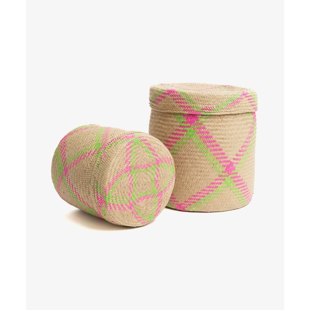 Iraca Basket Set/2 Design GALAPAGOS