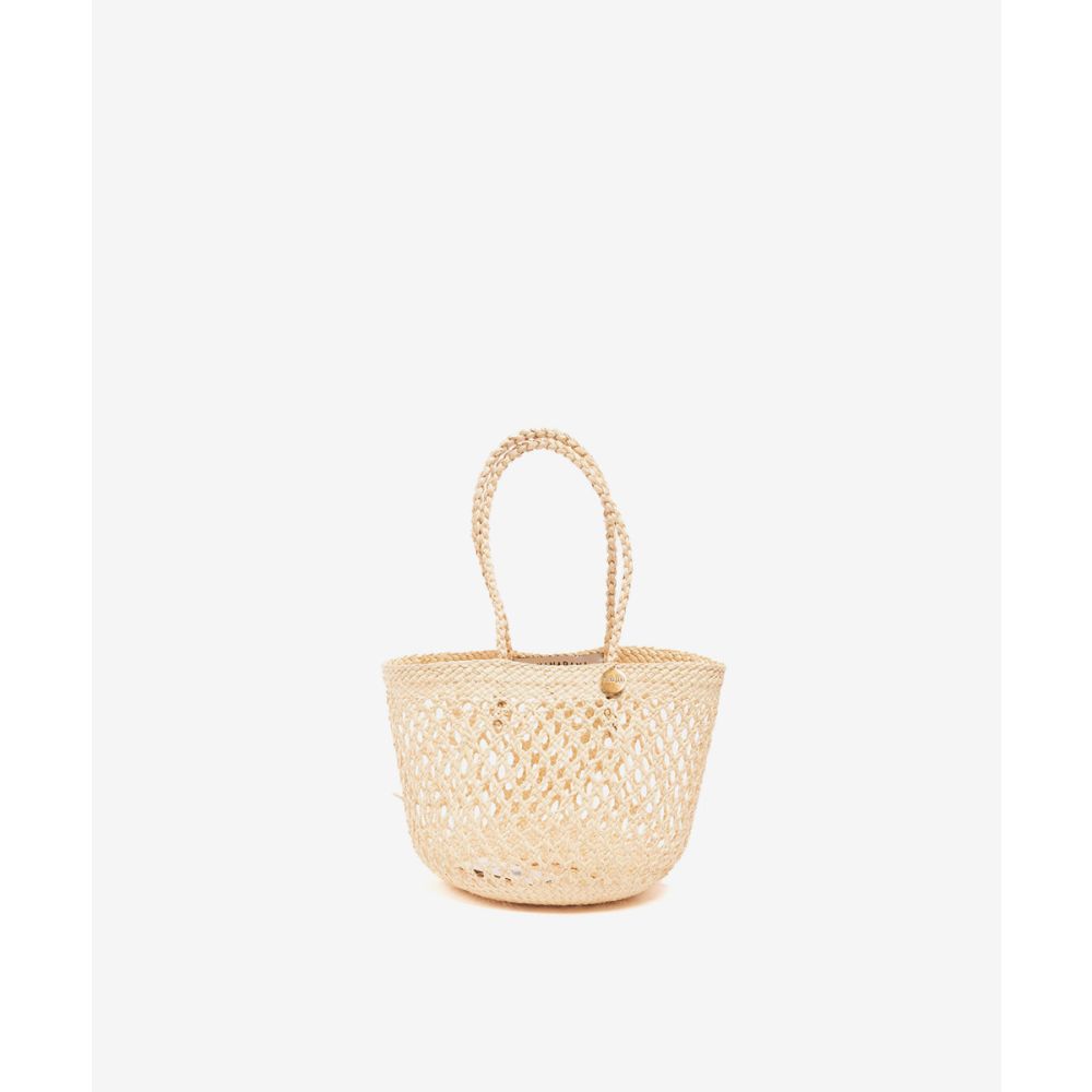 CANASTO BAG XS HORMA REDONDA - BEIGE