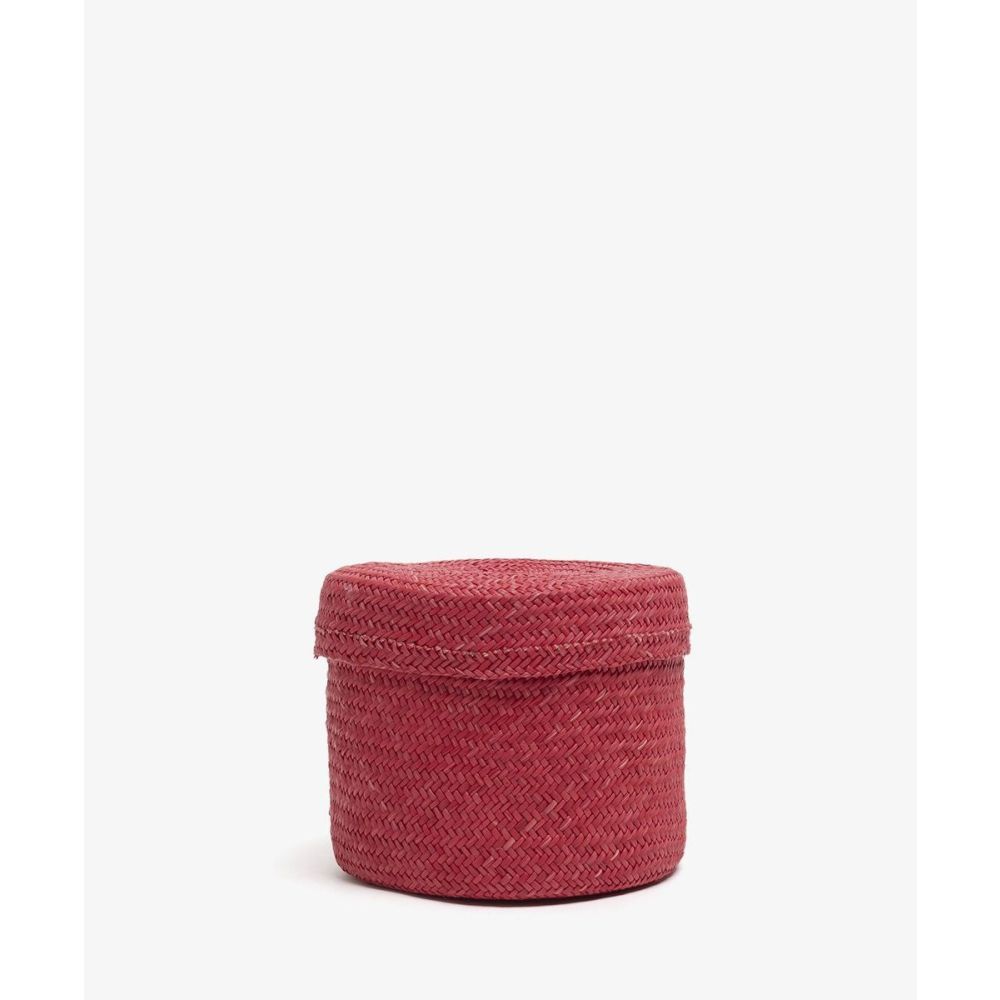 Contenedor Iraca S -12 x 8 cm H. ROJO