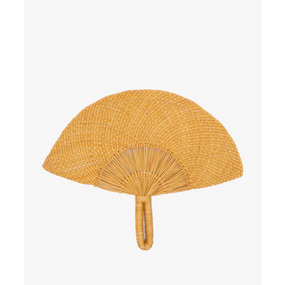 Abanico de mano - Naranja claro