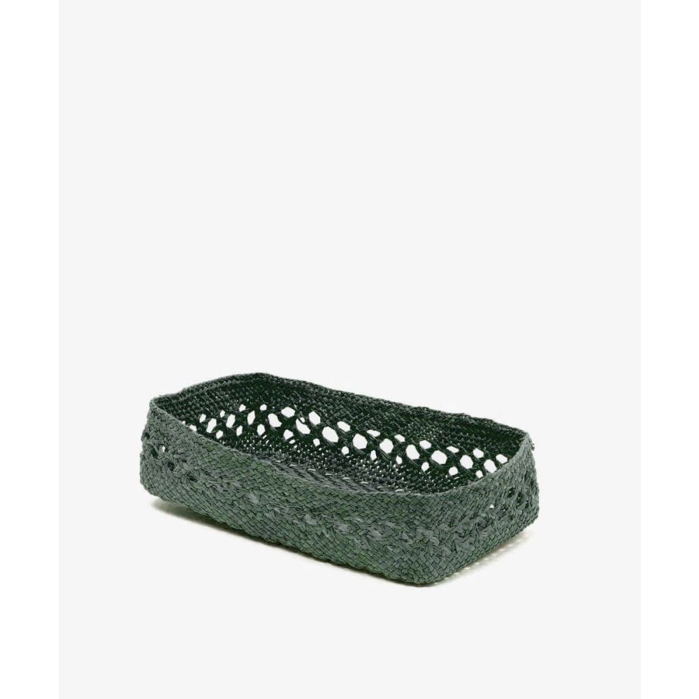 CAJA DE IRACA RECTANGULAR L- MAYA KAKI