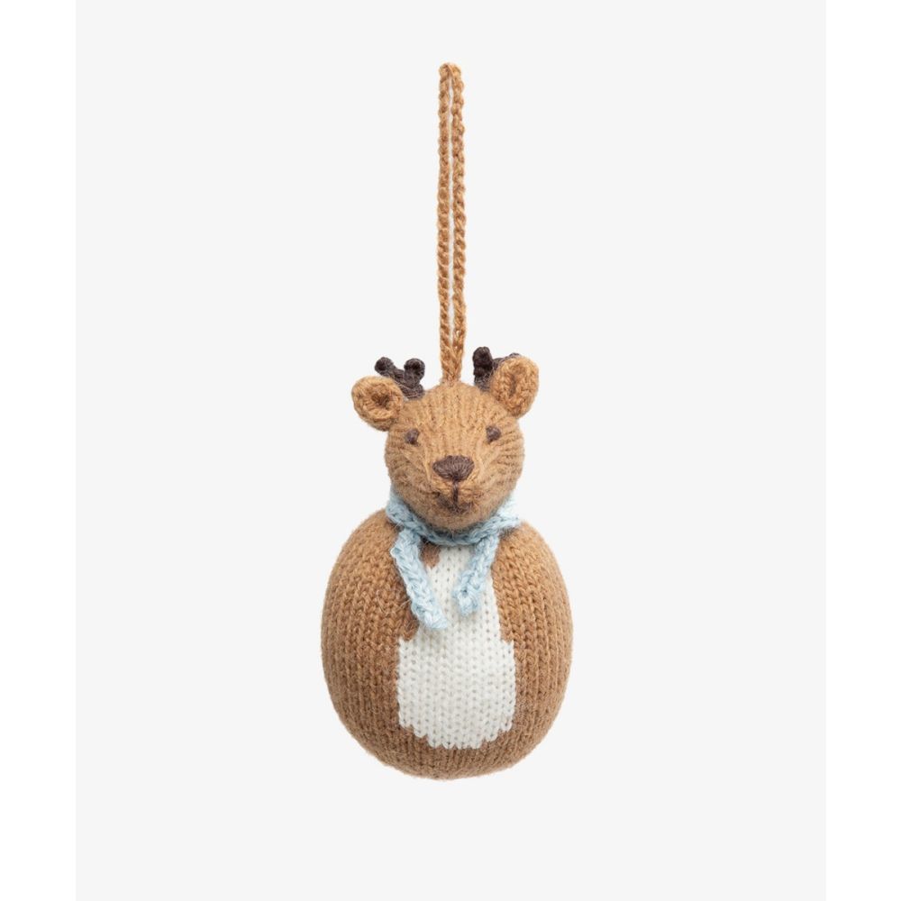ORNAMENTO NAVIDEÑO - CIERVO CON BUFANDA