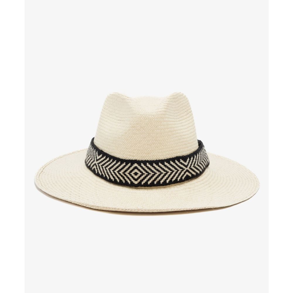 SOMBRERO PANAMA CON CINTA - BEIGE