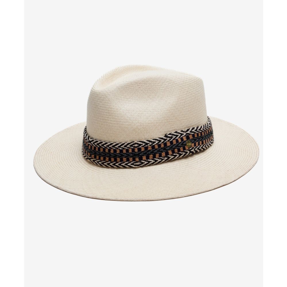 SOMBRERO PANAMA, EXTRA, CON CINTA - BEIGE