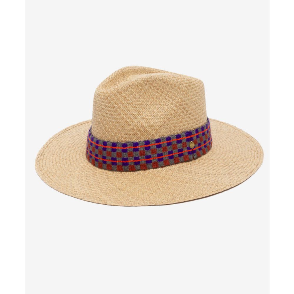 SOMBRERO PANAMA CON CINTA - TOSTADO