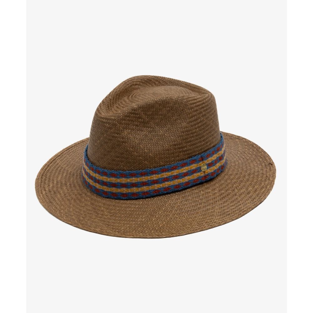 SOMBRERO PANAMA CON CINTA - CAMEL