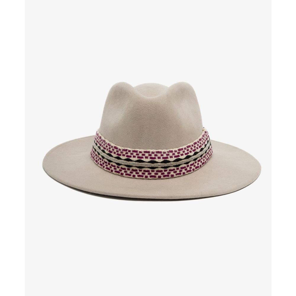 FIELTRO HAT BEIGE COLOR LARGE BRIM