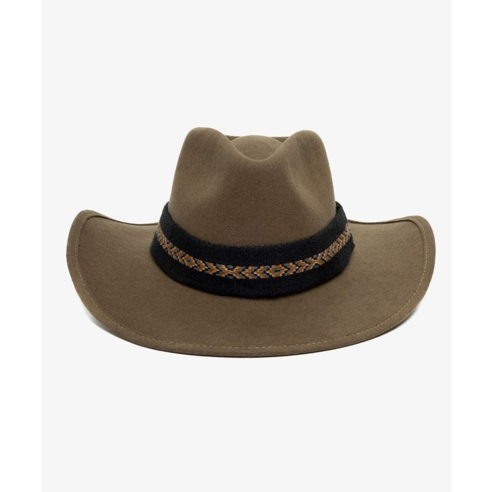 COWBOY FIELTRO HAT KAKHI + BAND