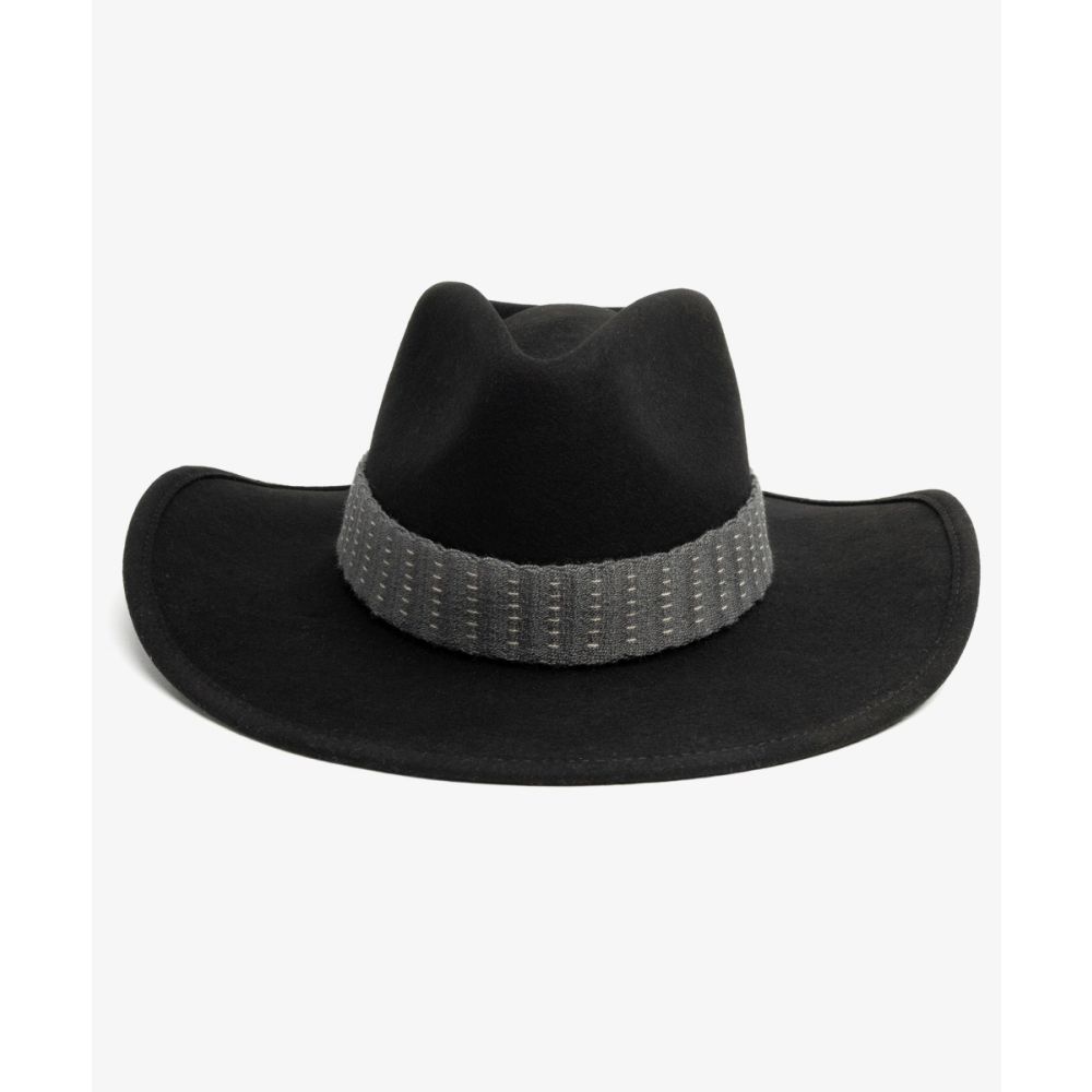 COWBOY WOOL HAT 
BLACK
SIZE M