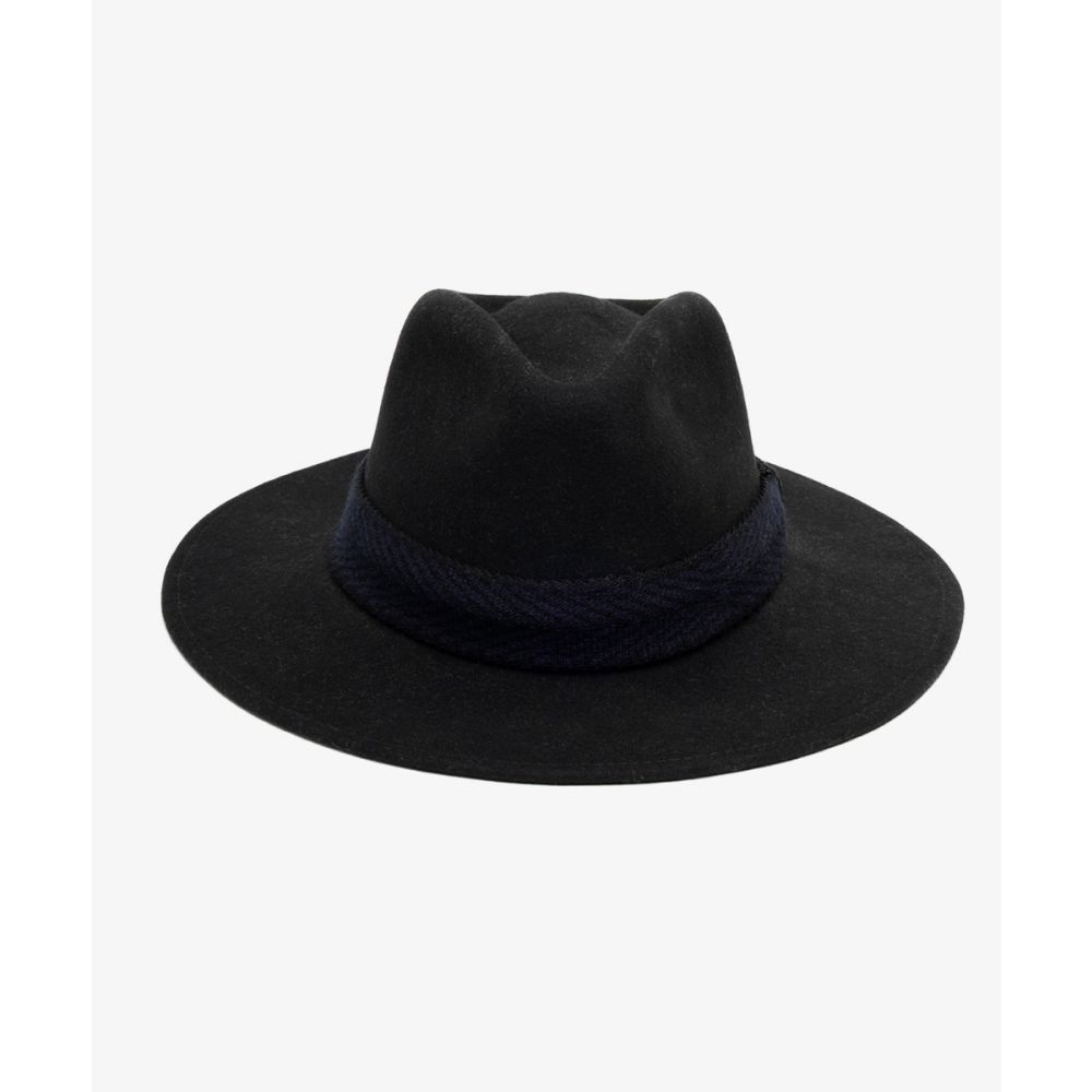 COWBOY WOOL HAT BLACK + BAND