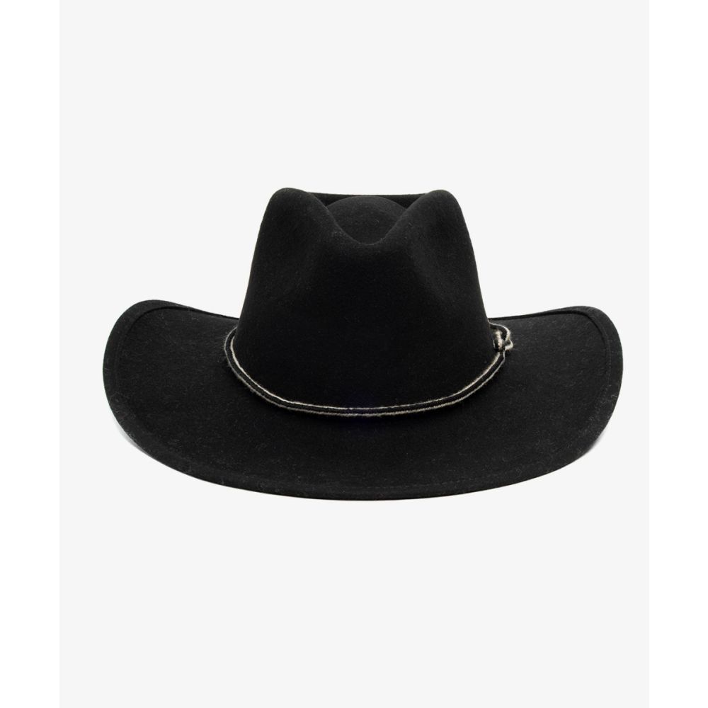WOOL FIELTRO COWBOY XL - BLACK & WHITE CORD